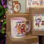 Jingle Bells Mug – Fun Santa And Reindeer Cup, thumbnail 3 of 3