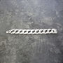 Solid Silver Chunky Square Bracelet, thumbnail 2 of 3