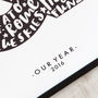 Personalised Anniversary Print 'Our Year', thumbnail 3 of 8