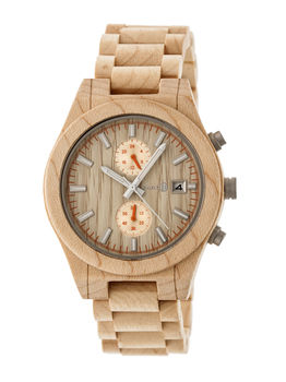 Earth Wood Castillo Bracelet Watch W/Date, 2 of 5
