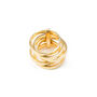 5 Stack Ring Gold Vermeil, thumbnail 1 of 3