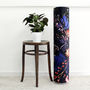 Deep Blue With Bright Botanicals Meter High Floor Lamp, thumbnail 3 of 3