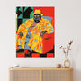 Big Poppa Notorious B.I.G Rapper Wall Art Print, thumbnail 1 of 6