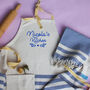 Personalised Kitchen Apron, Tea Towel, Christmas Gift For Her, thumbnail 2 of 12