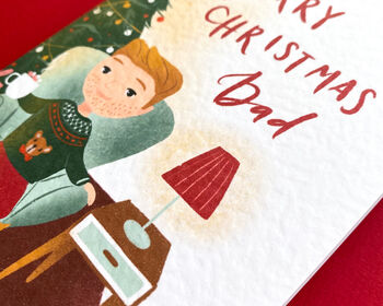 Christmas Greetings Card For Dad, 5 of 6