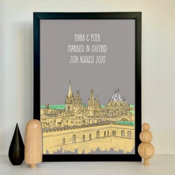 Personalised Oxford Skyline Print, 8 of 10
