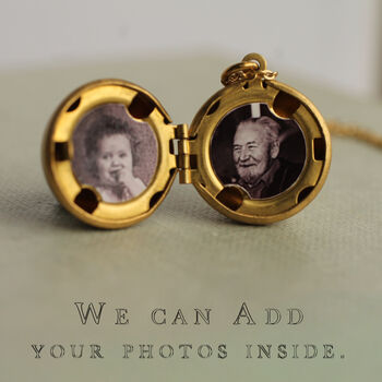 Leaf Photo Locket Necklace, 5 of 11