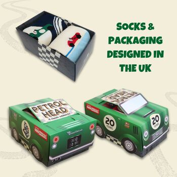 United Oddsocks Petrol Head Men's Gift Box Set, 4 of 8