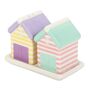 Pastel Beach Hut Salt And Pepper Shakers, thumbnail 3 of 3