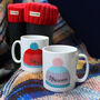 Personalised Woolly Hats Set Of Two Mugs, thumbnail 6 of 7