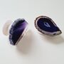 Purple Agate Stone Phone Holder Grip, thumbnail 3 of 4