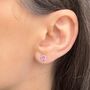 Pink Earings Bridesmaid Gift, thumbnail 4 of 6