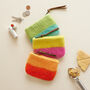 Fair Trade Handmade Felt Ombre Two Tone Zip Purse, thumbnail 3 of 12