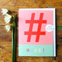 Mini Hashtag Hugs Card, thumbnail 4 of 5