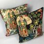 Mexican Lady Cushion Cover On Black, thumbnail 4 of 5
