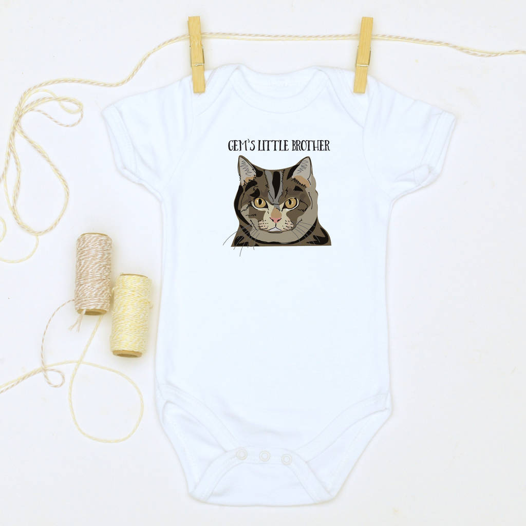 Cat in hot sale baby grow