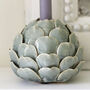 Ceramic Artichoke Candle Holder, thumbnail 1 of 4