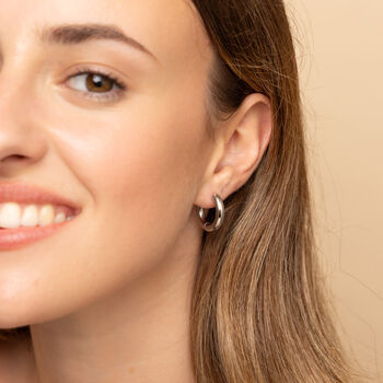 Essential Basic Hoop Earrings, 3 of 7