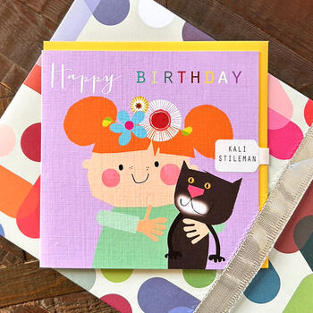 Kitten Happy Birthday Card, 4 of 5