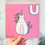 Unicorn Alphabet Cards N To Z, thumbnail 1 of 12