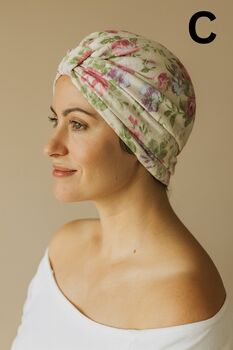 Satin Lined Turban Headwrap – Protective Chemo And Hair Loss Headwear, 4 of 10