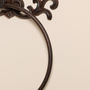Cast Iron Country Rooster Towel Ring, thumbnail 8 of 12