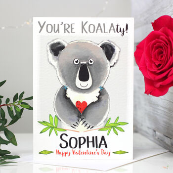 Personalised 'You're Koalaty' Koala Card, 5 of 11