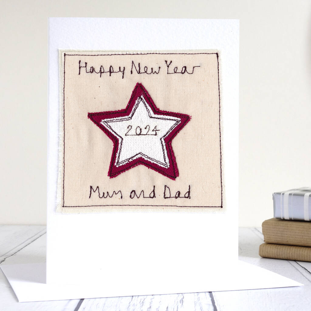 Personalised Star 2024 New Year Card, 1 of 12