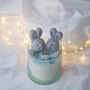 Anniversary Bunnies Scented Candle Gift, thumbnail 3 of 9