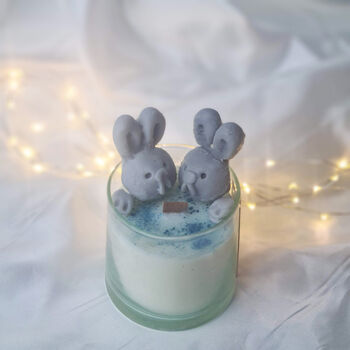 Anniversary Bunnies Scented Candle Gift, 3 of 9
