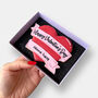 Personalised Banner Heart Valentine's Letterbox Iced Cookie, thumbnail 2 of 10