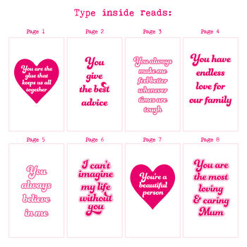 Mum Eight Reasons You're The Best Banner Card, 5 of 7