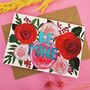 'Be Mine' Paper Cut Valentines Card, thumbnail 2 of 4