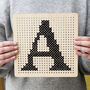 Embroidery Kit Wooden Board Pegboard, thumbnail 2 of 7