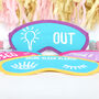 Glow In The Dark Sleep Mask On Gift Card, Four Designs, thumbnail 1 of 5
