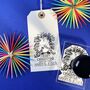 Personalised Christmas Hedgehog Stamp, thumbnail 1 of 2