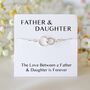 Father And Daughter Bracelet Gift, Gift For Daughter, Daughter Wedding, thumbnail 1 of 6