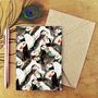 Improbability Of Puffins A6 Greetings Cards, thumbnail 1 of 7