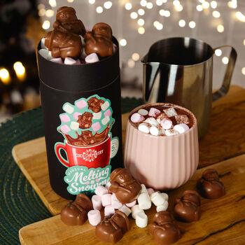 Christmas Hot Chocolate Melting Snowmen Barrel, 5 of 5
