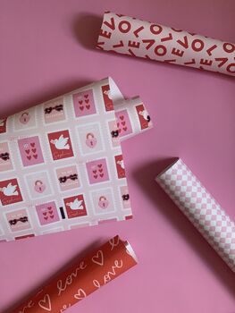 Valentine's Script Love Wrapping Paper, 5 of 6