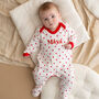 Personalised Babies First Valentine's Romper, thumbnail 6 of 6