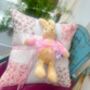Personalised Sparkly Name And Date Cushion, thumbnail 10 of 11