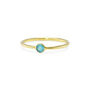 Dainty Gold Apatite Ring, thumbnail 3 of 5