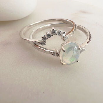 Opal Brilliance Duo Ring Set, 7 of 9