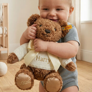 Personalised Steiff Cosy Year Bear, 2026, 3 of 6