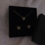 18k Gold Sunburst Australian Green Blue Opal Necklace And Stud Earrings Set, thumbnail 3 of 12