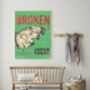 Japanese 'Broken' Butterfly Exhibition Art Print, thumbnail 2 of 3