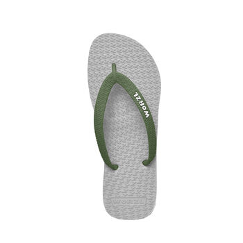 Natural White Rubber Flip Flops, 6 of 10