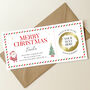 Personalised Christmas Scratch To Reveal Gift Voucher: Santa And Christmas Tree, thumbnail 3 of 8