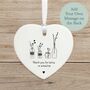Personalised Thank You For Being Amazing Heart Keepsake Gift In Porcelain, thumbnail 4 of 4
